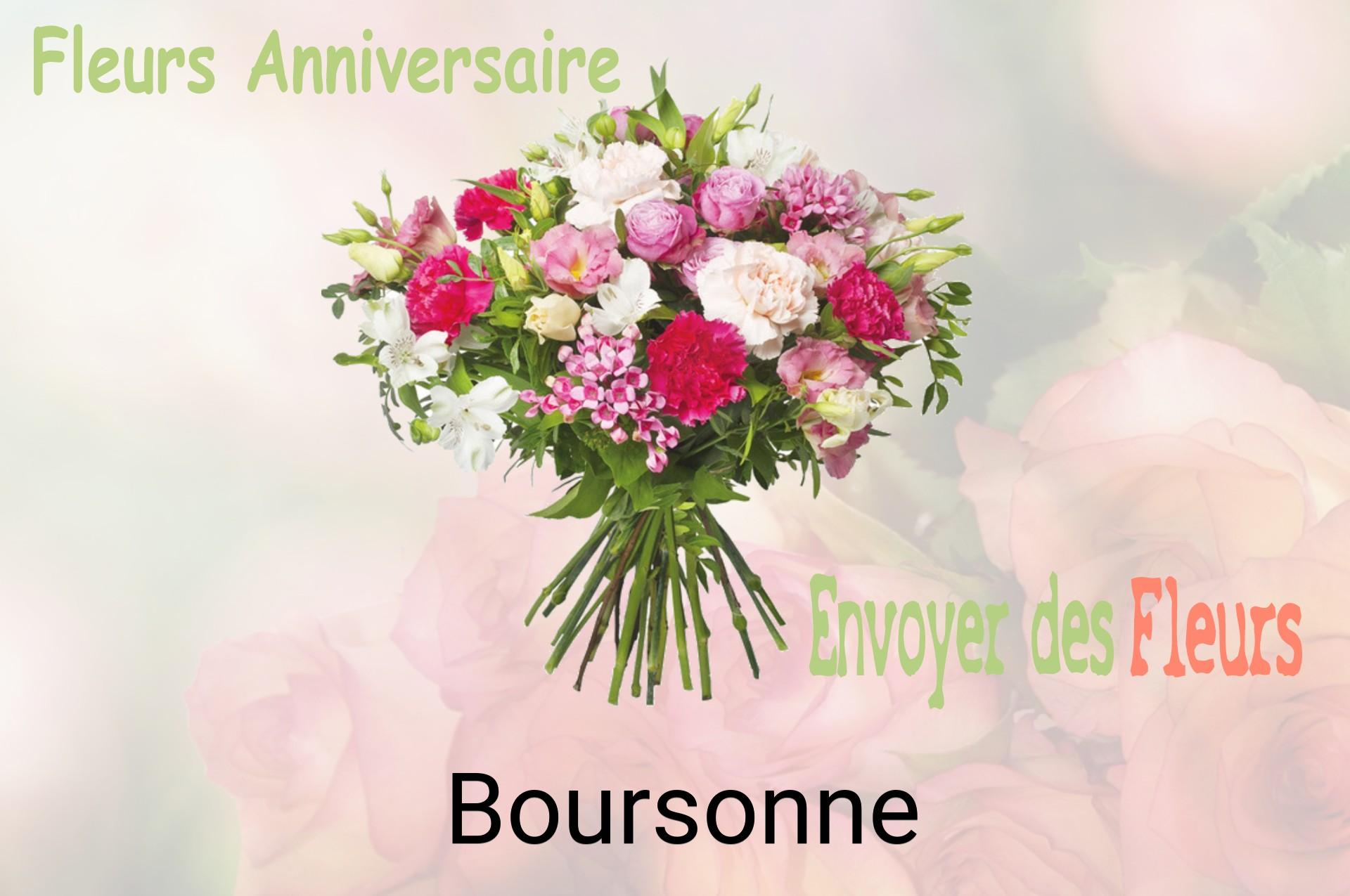 Bouquet de fleurs d’anniversaire livré à Boursonne